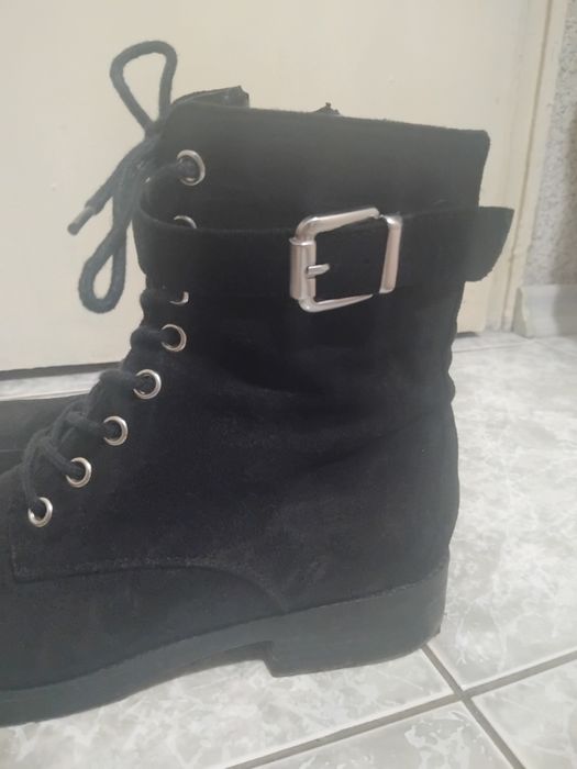 Велурени дамски боти р-р 37