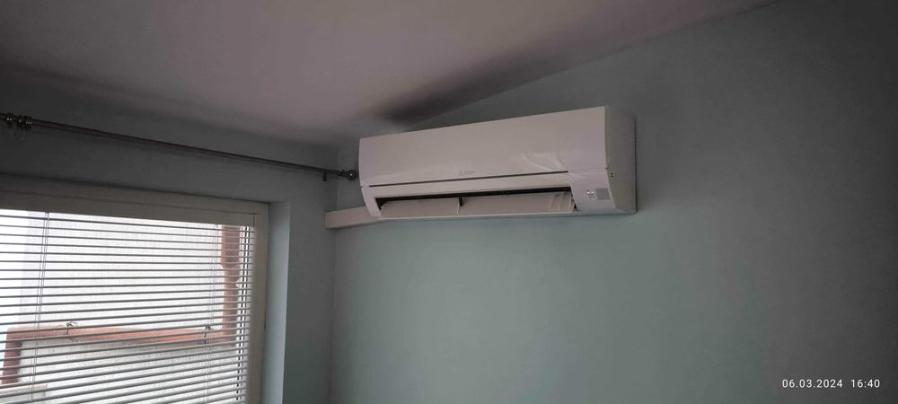 Климатик,  Mitsubishi Electric MSZ-HR35 1660,HR25 1600 C монтаж