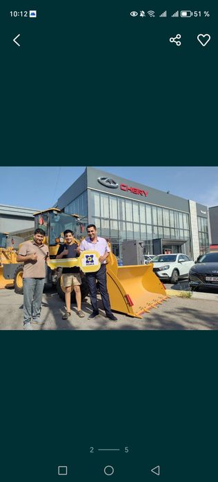 Фронтальный погрузчик 1,4куб