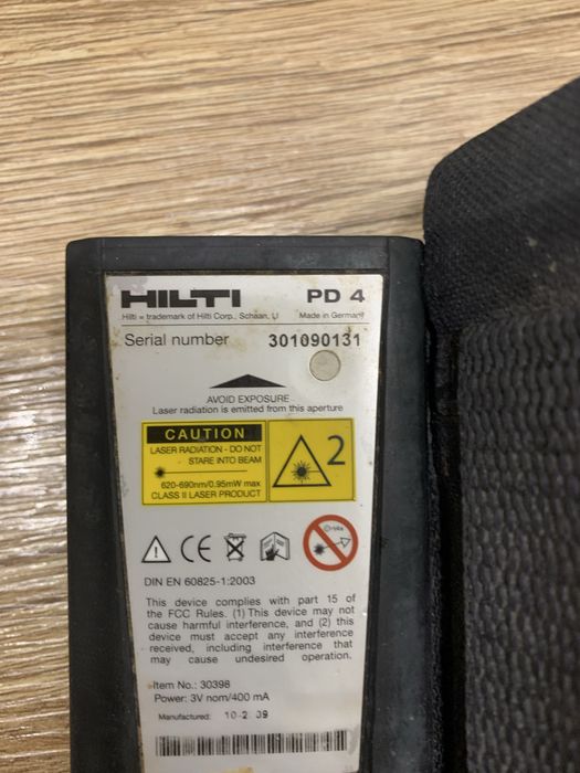 Telemetru laser Hilti PD 4 profesional, funcțional 100%