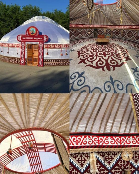 Юрта Наурыз мейрамға Ұлттық безендіру