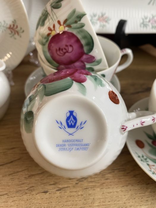 Порцеланов сервиз за кафе -August Warnecke Германия