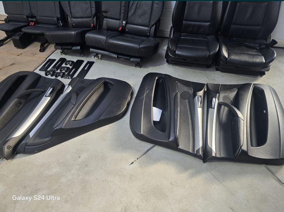 Interior scaune fata incalzire banchete 7 locuri piele bmw x5 e70