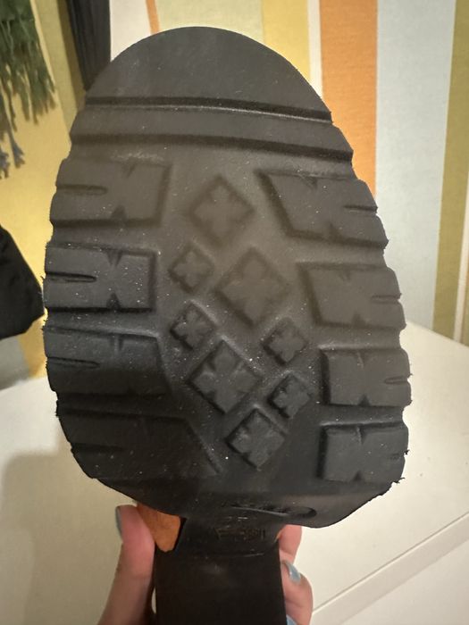 Сапоги из натуральной замши