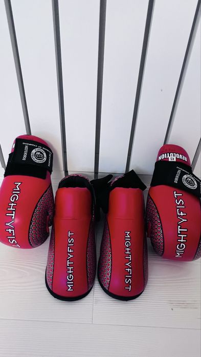 Set manusi box taekwondo copii xs