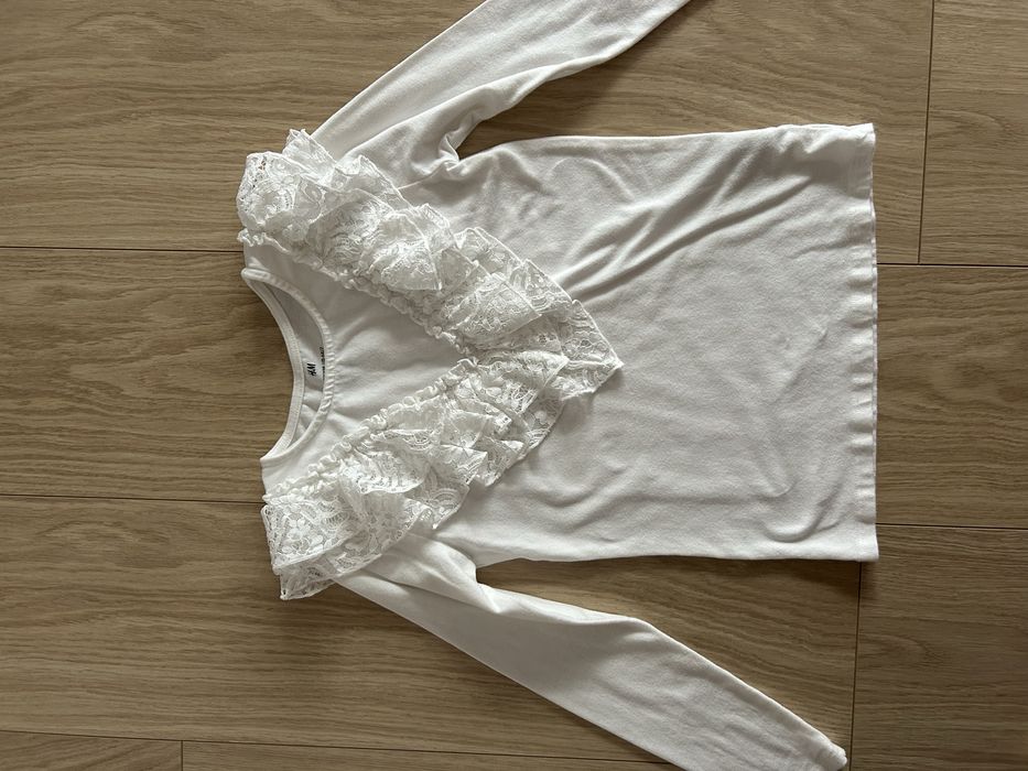 Bluze albe fetite H&M si Zara- merg si pentru scoala