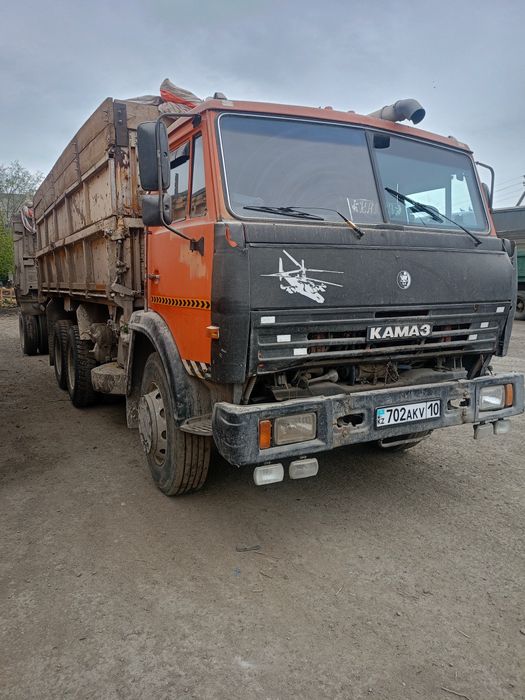 Камаз самосвал с прицепом