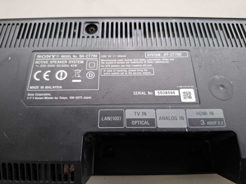 Soundbar Sony HT-CT790