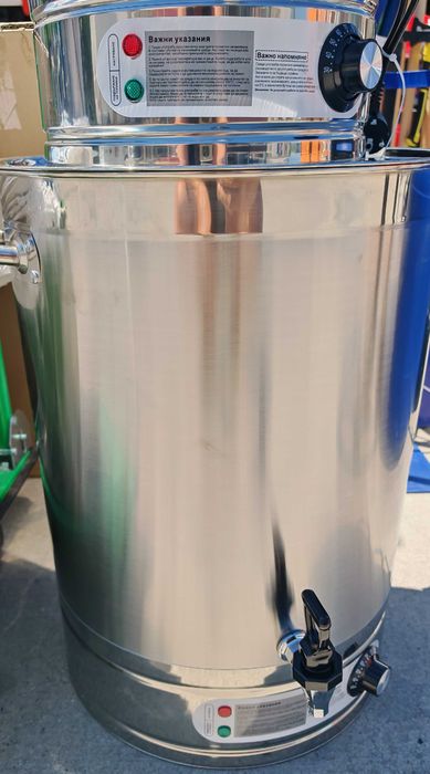 Електрически казан за варене на буркани неръждаем,1800W/2800W,30л и50л