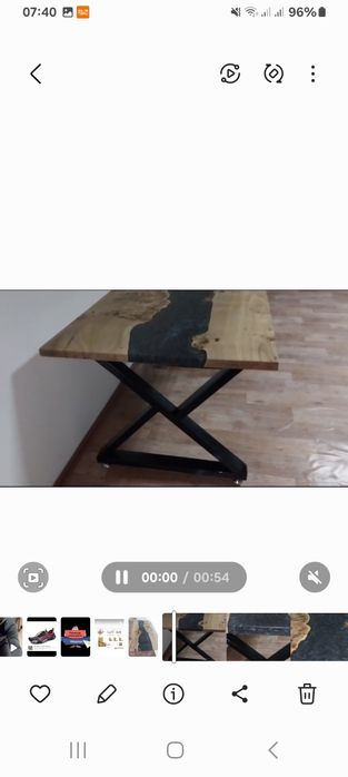 стол из эпоксидной смолы