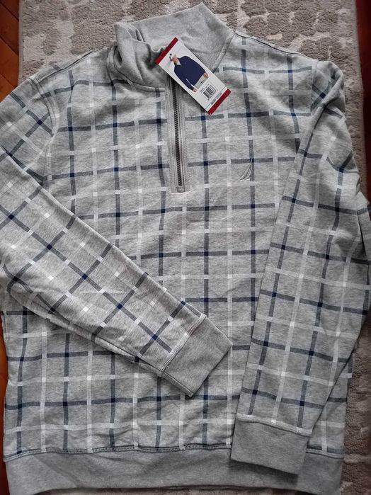 ХЛ Nautica Коледни и  пуловер вълна,акрил т.син