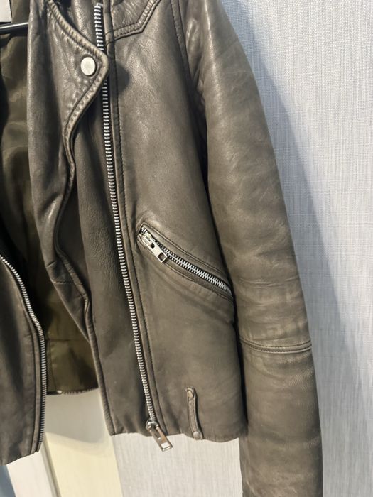 Куртка косуха кожанная Mango