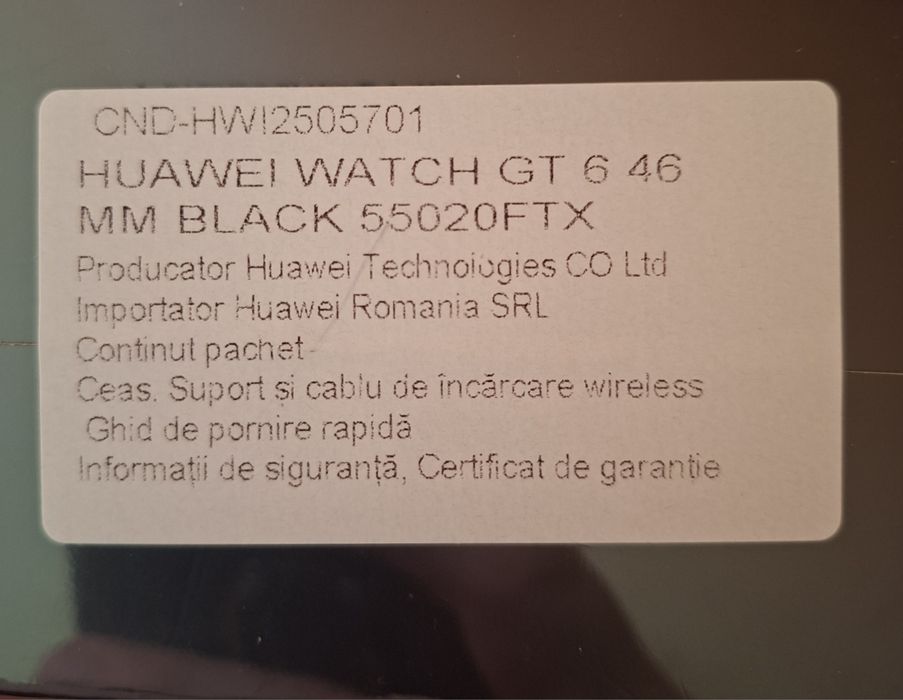 HUAWEI watch  GT 6