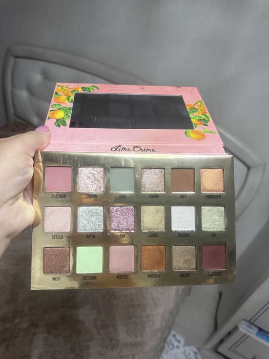 Продам палетку теней от Lime Crime