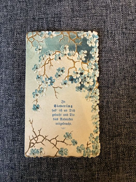 Стар немски молитвеник с 16 религиозни картички