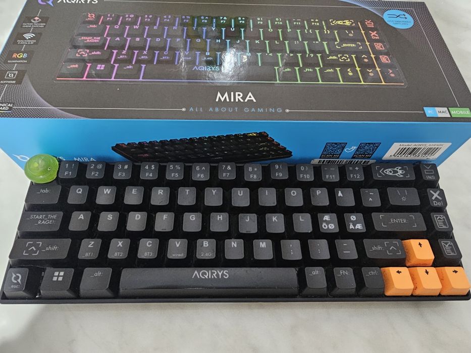 Tastatura Gaming Wireless mecanica AQIRYS Mira, Bluetooth, USB,