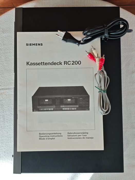 Ofertă Deck Siemens  rc 200 dublu casete inregistrare ca nou