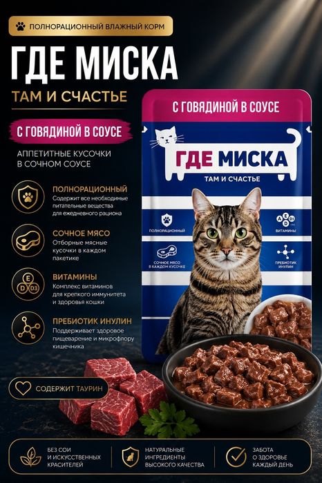 Влажный корм для кошек