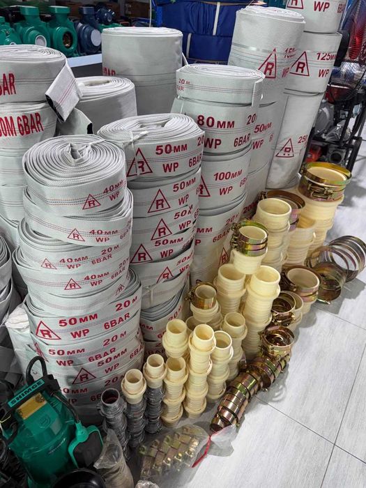 Пожарный шланг для воды 50 мм 65мм 80мм 100мм 125мм 150мм 200мм 250мм