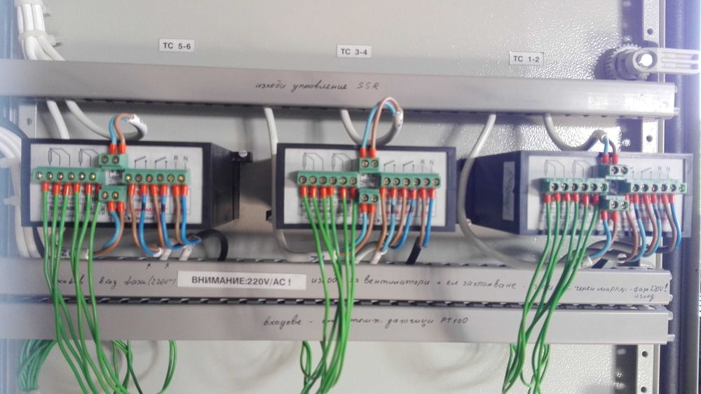 Ел табло / температурен контролер за екструдер или шприц