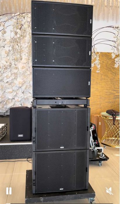 Sistem audio NEXO / GEO M12 / SUB M18 / NXAMP4X4