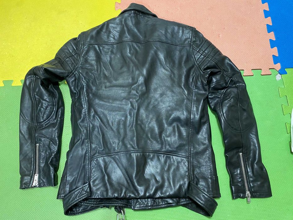 ''BLK DNM Leather Biker Jacket''оригинално кожено яке М размер