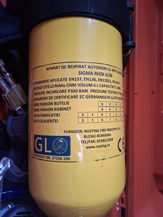 Aparat de respirat autonom