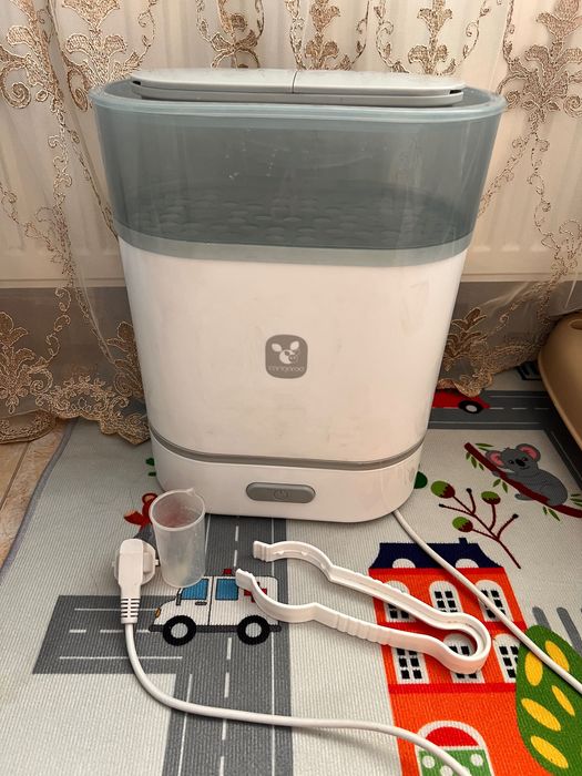 Електрически парен стерилизатор Cangaroo - 3 в 1, сив