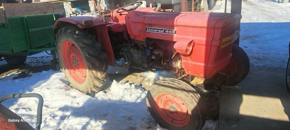 Tractor fiat 45 universal cu plug, freza coasă si grebla