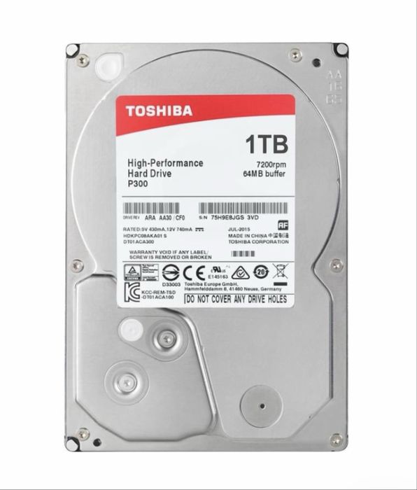 Внутренний HDD P300 1 tb