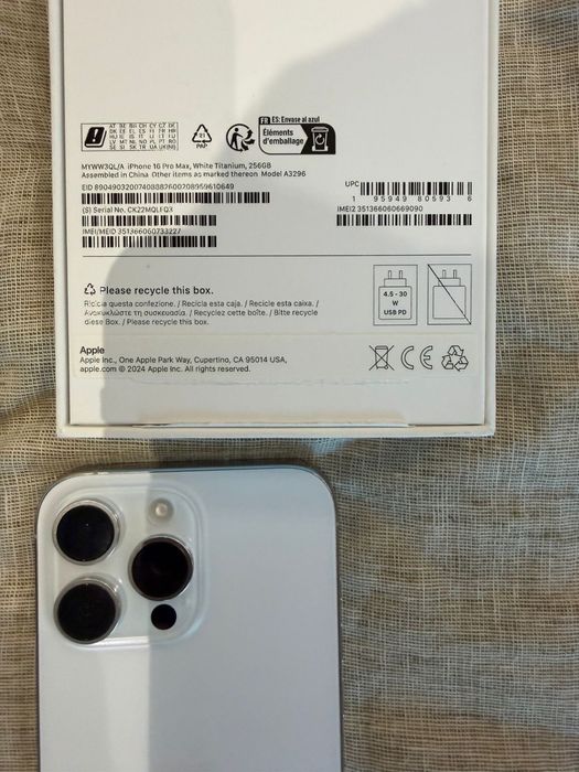 iPhone 16 Pro Max 256 gb