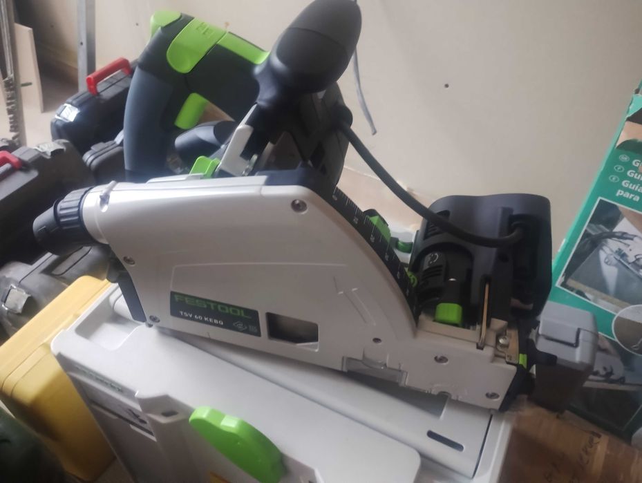 Потъващ циркуляр с подрезвач Festool TSV 60 KEBQ-Plus
