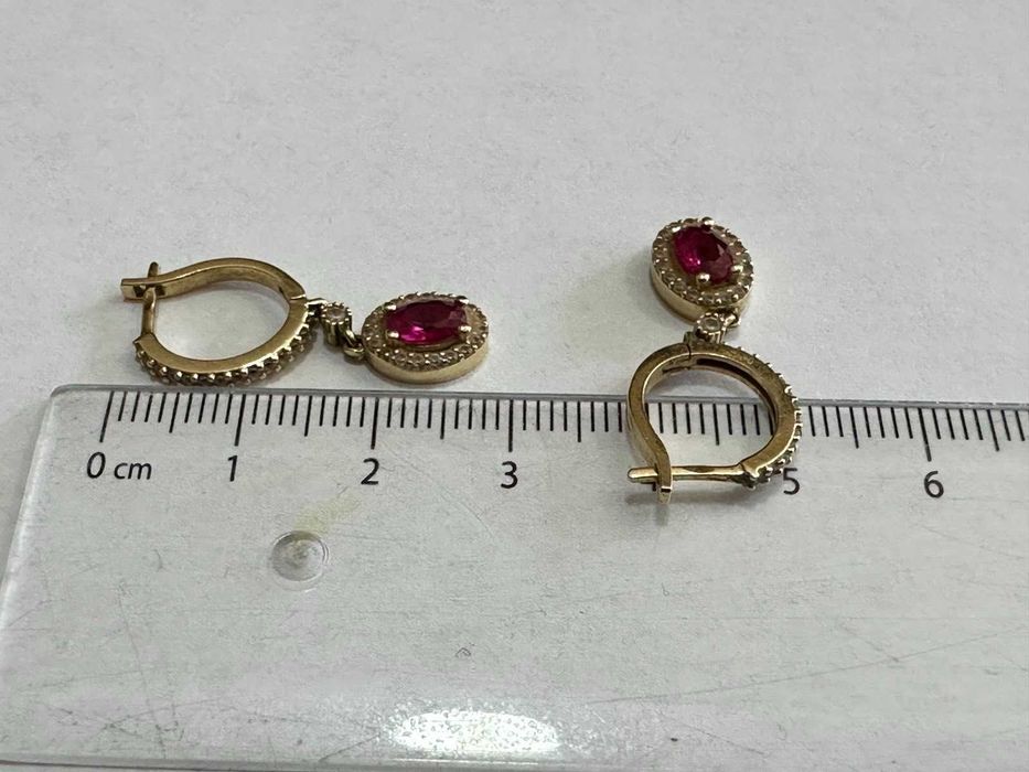 Златни дамски обеци 14K – 3,74гр