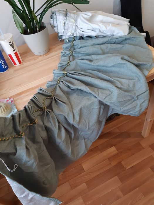 продам зеленый ламбрекен