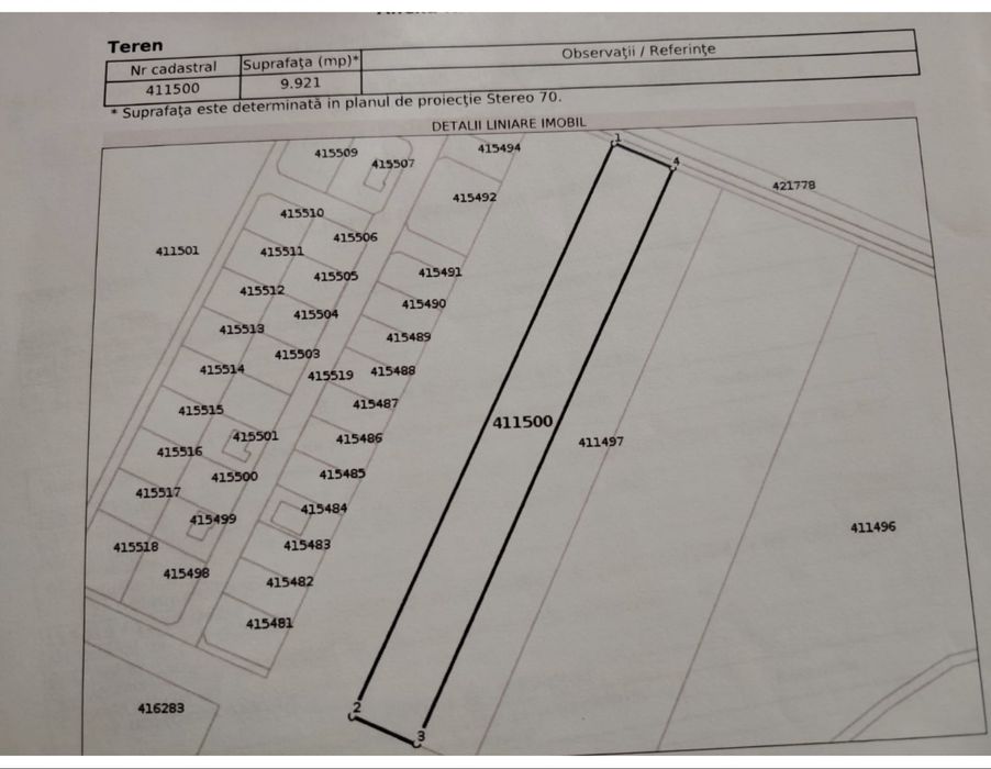Teren extravilan Urseni