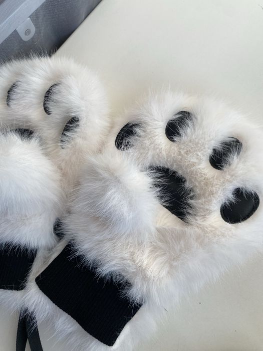 Варежки котейки лапки