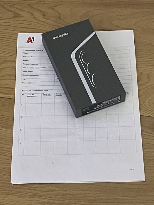 Бартер нов Samsung S26 256gb black 24м А1 гаранция