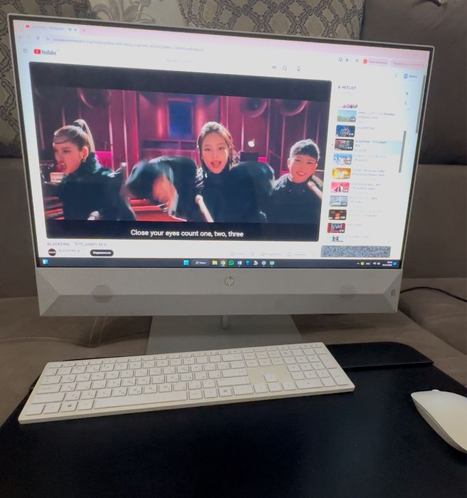 Компьютер. Моноблок HP белый