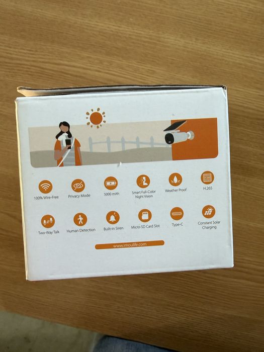 Camera de supraveghere cu panou solar IMOU IP66