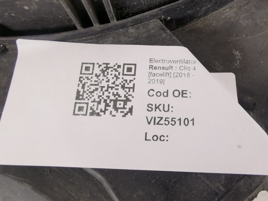 Electroventilator Renault  Clio 4 [facelift] 2016 2017 2018 2019 Origi