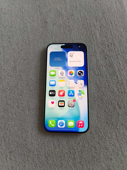 iPhone 15 Pro Alb 256GB impecabil eSim