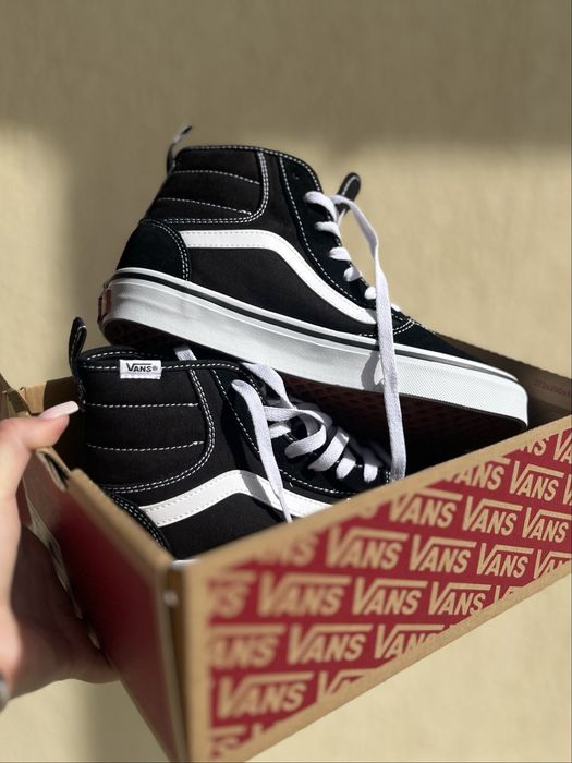 Vans Ashwood Sneakers High Negri/Albi Mărimea 38 Copii/Junior Noi