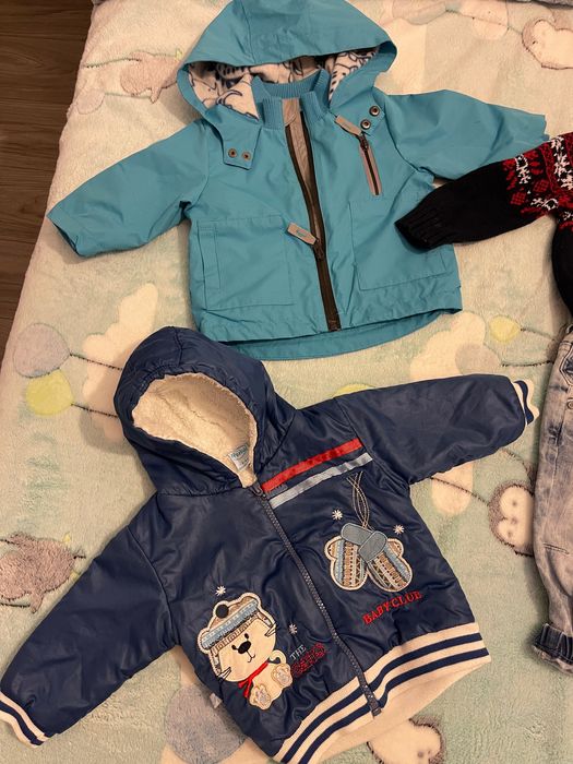 Lot hainute groase/geci marime 74