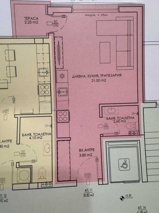 Продава се Едностаен апартамент в Пловдив, Христо Смирненски - 40 кв.м за 835 €/кв.м - Снимка #1