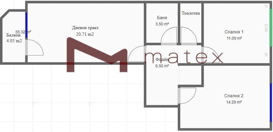 Продава се Тристаен апартамент в Варна, Владислав Варненчик - 86 кв.м за 807 €/кв.м - Снимка #2