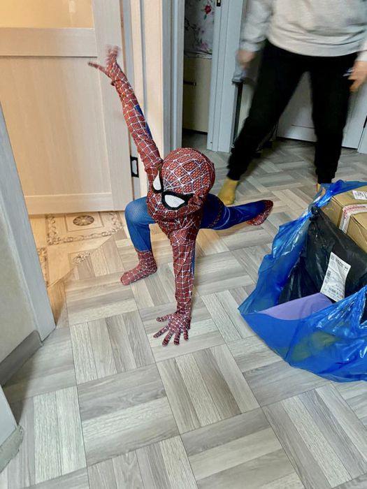 Костюм человека паука, детский