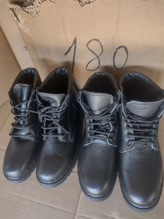 Bocanci militari din piele naturala