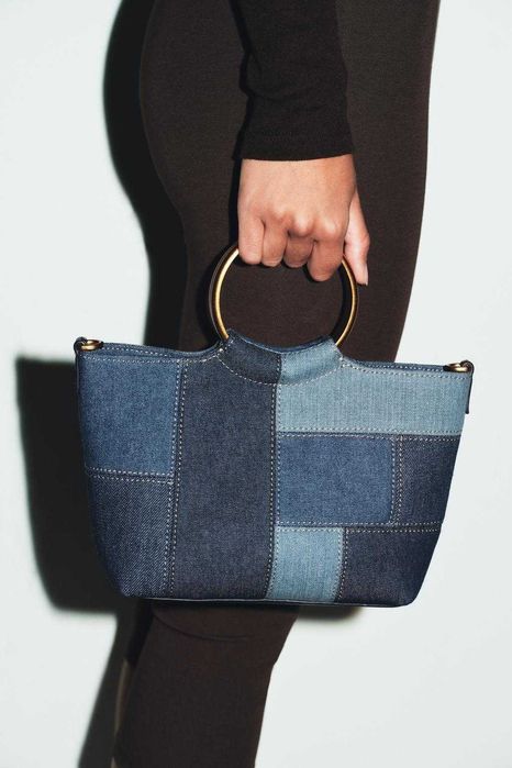НОВАЯ Джинсовая сумка ZARA женская