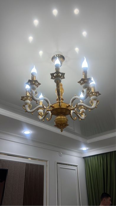 Люстра еки брасымен