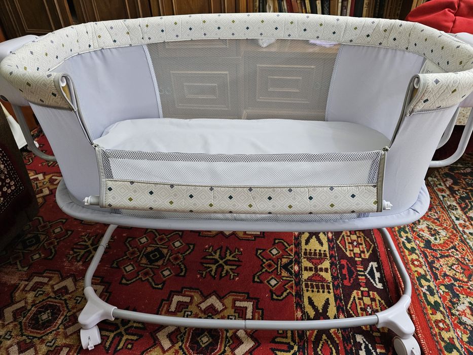 Детская люлька кроватка 3 в 1 + шезлонг в подарок